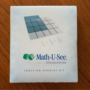 Math U See Fraction Overlay Kit Manipulatives